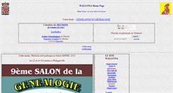Desktop Screenshot of genealogie.marche.be
