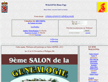 Tablet Screenshot of genealogie.marche.be